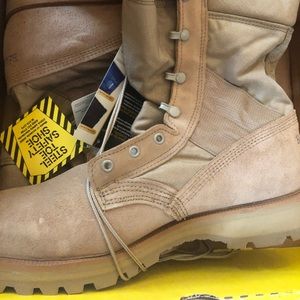 Men’s army boot steel toe